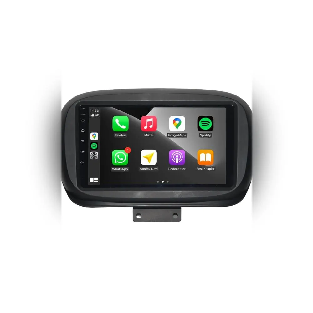 Fiat 500X Android Carplay Multimedya 2014-2022 2GB RAM + 32GB Hafıza + 4 Çekirdek